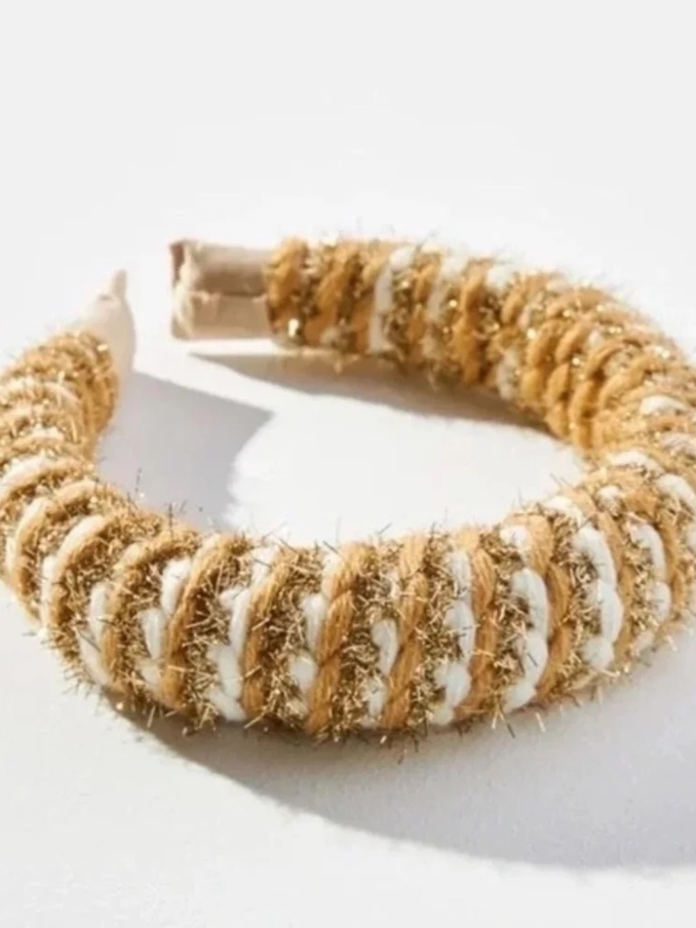 Anthropologie Rope Twist Braided Headband